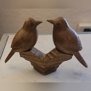 Handcrafted Wooden Hummingbirds